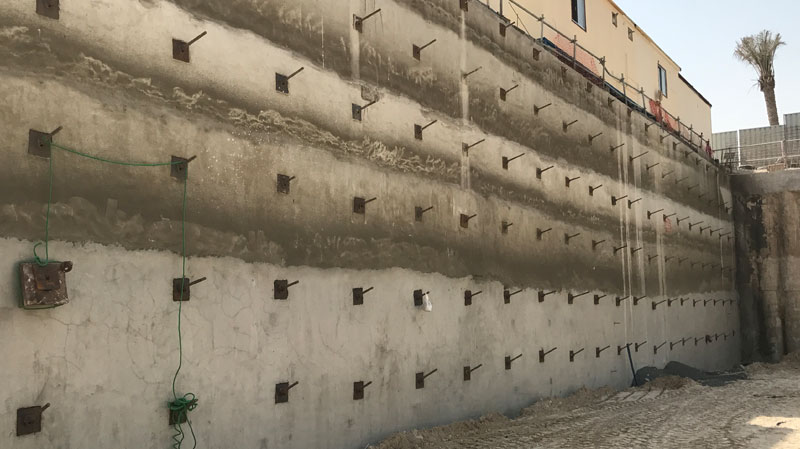 پایدارسازی گود به روش نیلینگ و انکراژ